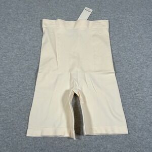 Shapermint High Waisted Shaper Shorts Womens Medium/ Large Beige‎ Tummy Control